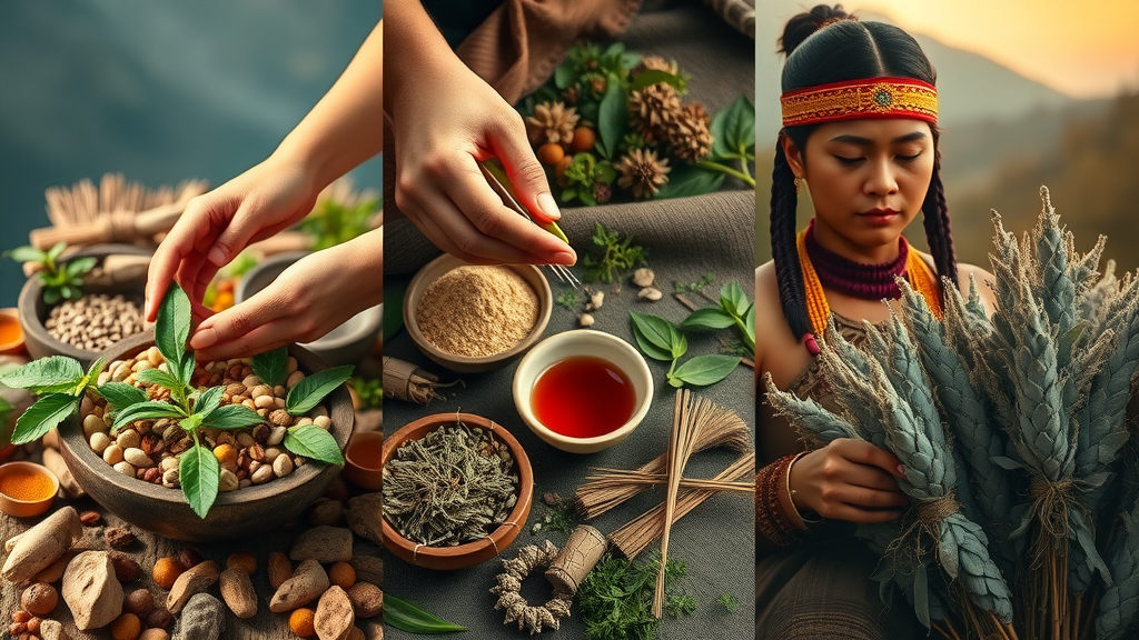 global tapestry of traditional natural remedies: Ayurveda, TCM, Native American herbs. Main Keyword: herbal remedies