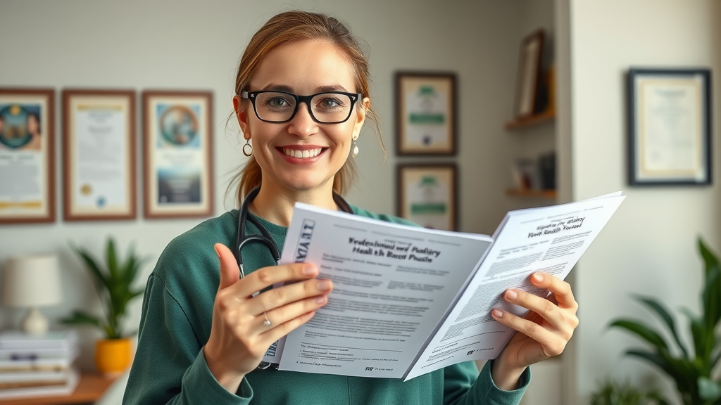 Integrative health provider with credentials, evidence-based complementary therapies in office