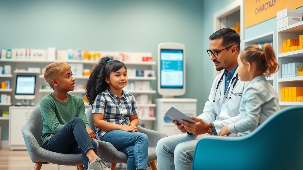 Specialty pharmacy personalized medication counseling for families