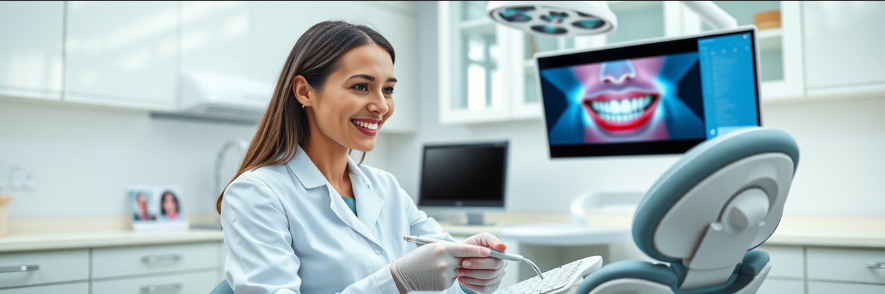 Exceptional cosmetic dentistry consultation in a modern, sunlit dental clinic.