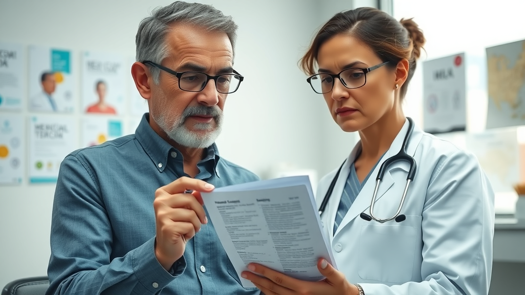 Patient and doctor discussing risks of combining medications and complementary therapies