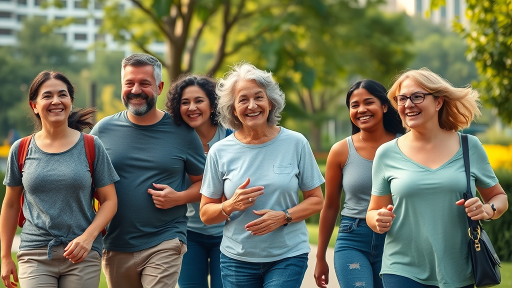integrative health group wellness activities in urban park